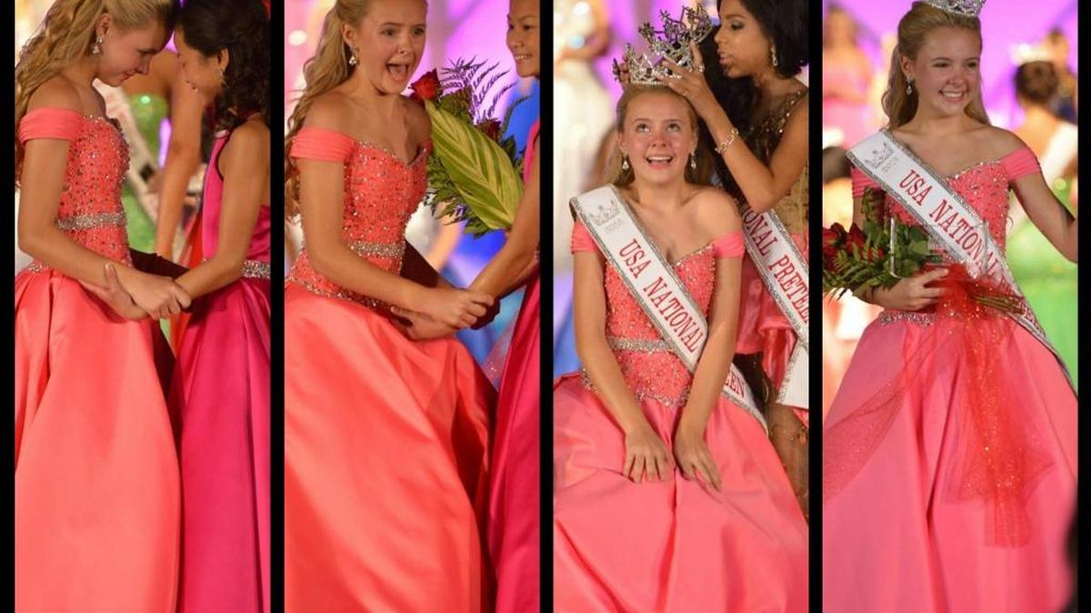 Hilton Head Island’s Taylor Hughes, 12, was crowned USA National Miss Preteen on July 16, 2016, in Boca Raton, Fla.