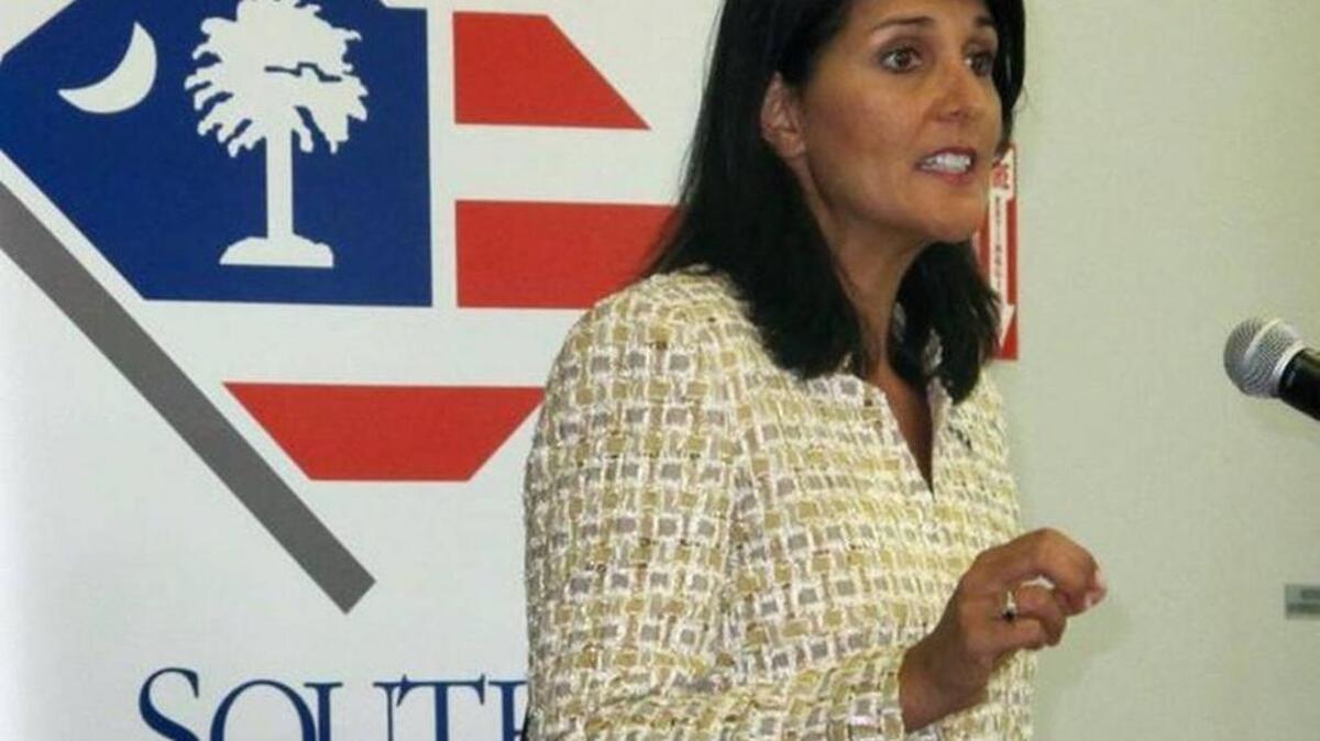 
Gov. Nikki Haley
