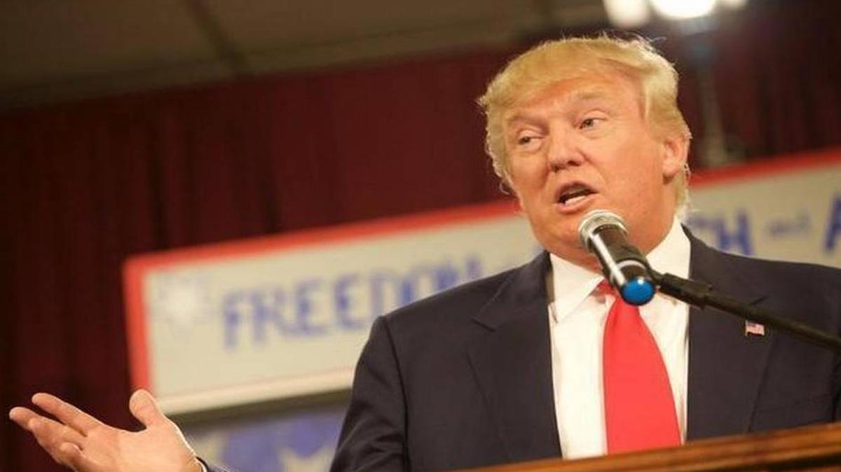 
Donald Trump delivers the closing keynote speech at the S.C. Tea Party Commission Convention at Springmaid Beach Resort. | jlee@thesunnews.com
