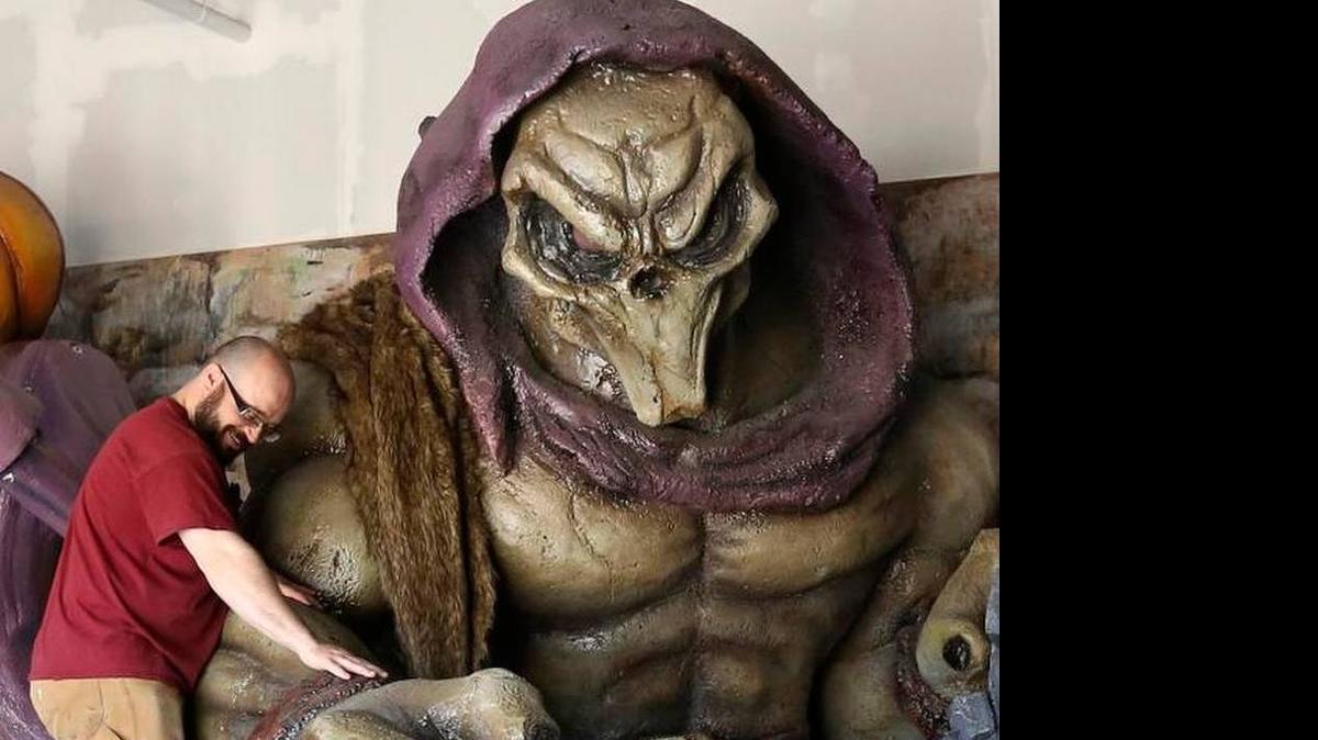 
A creature comes to live at Little Spider Creations, which recently relocated from Colorado to North Myrtle Beach. The firm specializes in props for amusement parks, mini golf courses and other attractions. 
