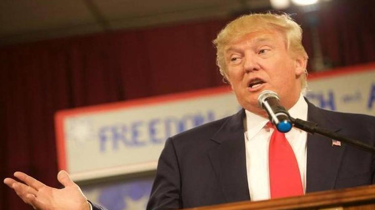 
Donald Trump delivers the closing keynote speech at the S.C. Tea Party Commission Convention at Springmaid Beach Resort. | jlee@thesunnews.com
