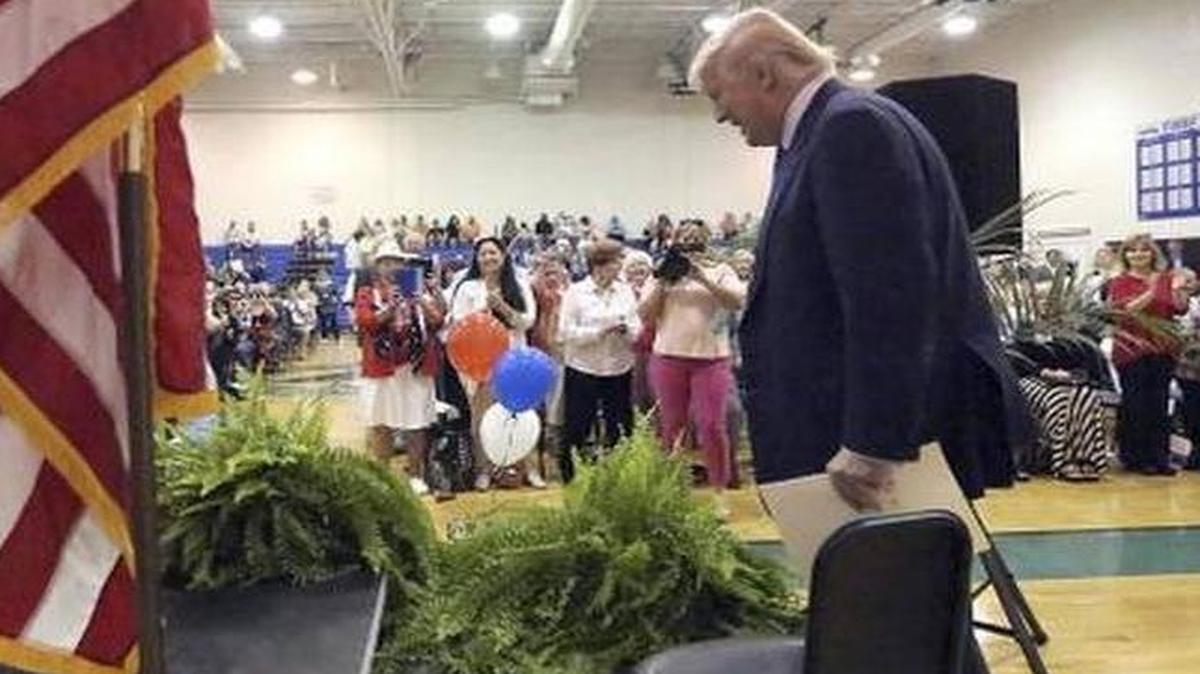 
Donald Trump visits the Horry County Republican Party Convention, greets people and makes the keynote speech.

