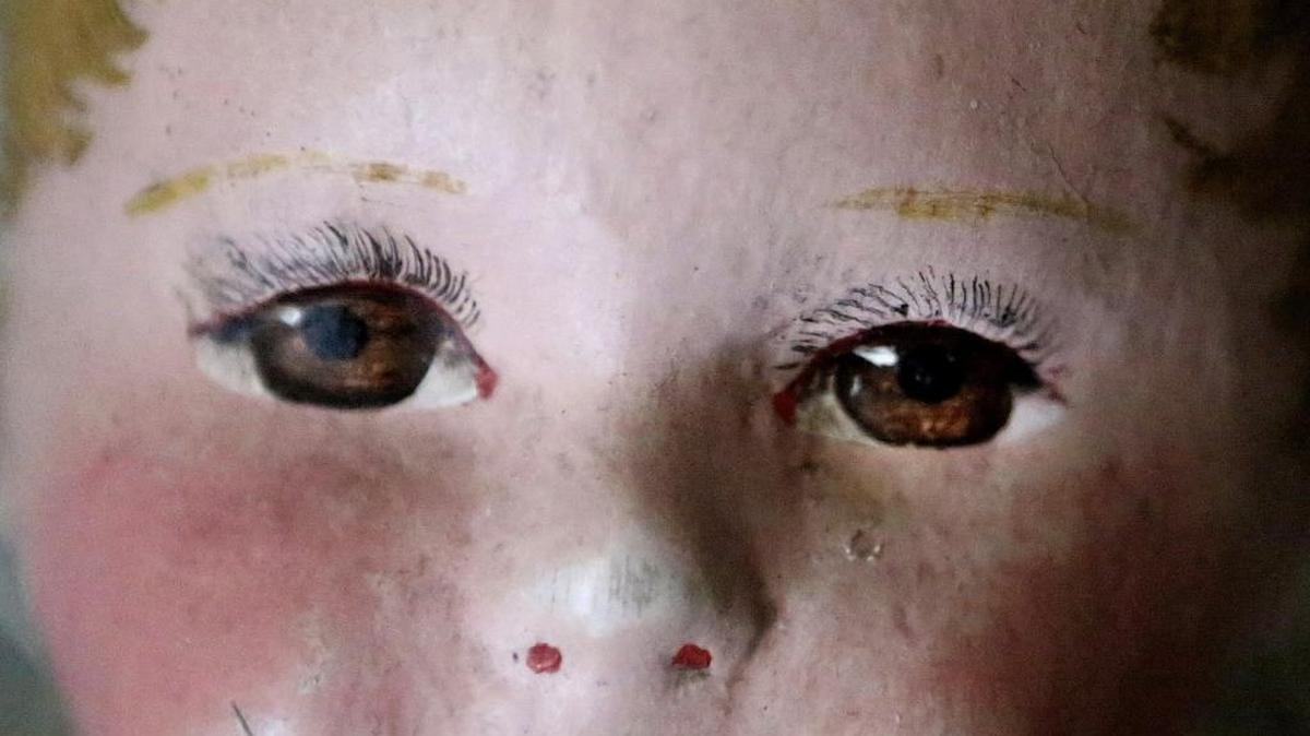 This Chase doll was made in the early 1900s. Eleanor Schiller has more than 1,500 dolls in her collection at her Myrtle Beach home on Friday.