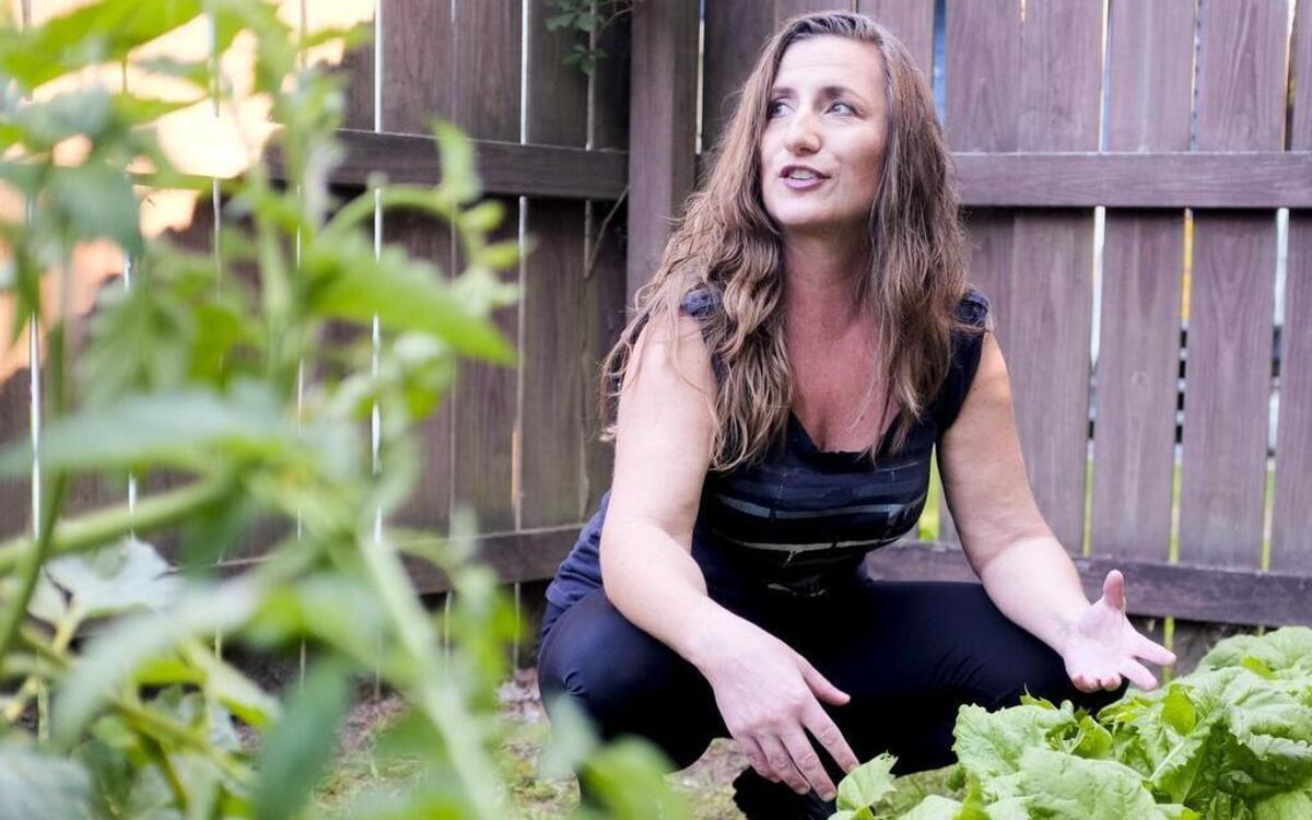Andreann Geise, a celebrity chef living in Socastee, explains the importance of homegrown herbs and vegetables in her culinary creations.