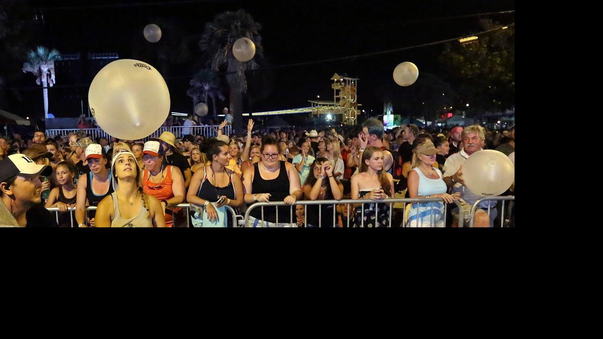 
Thousands attended the Country Music Fest in Myrtle Beach on Saturday, June 6, 2015. 
