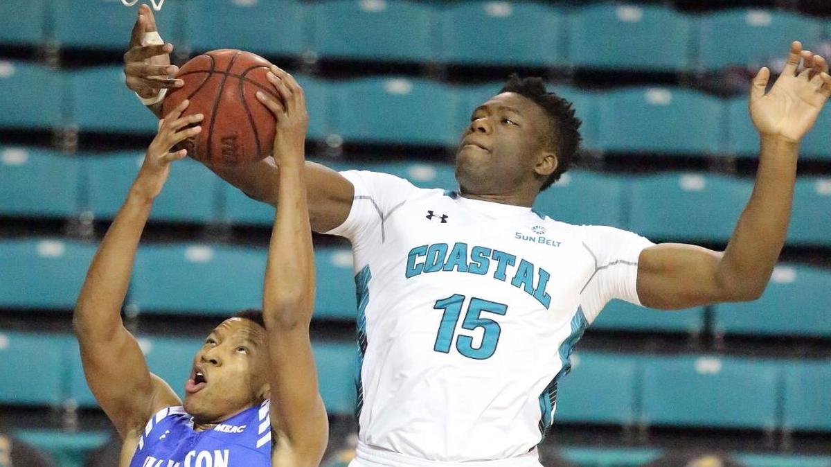 Coastal Carolina defeated Hampton 83-67 in the first round of the College Basketball Invitational.