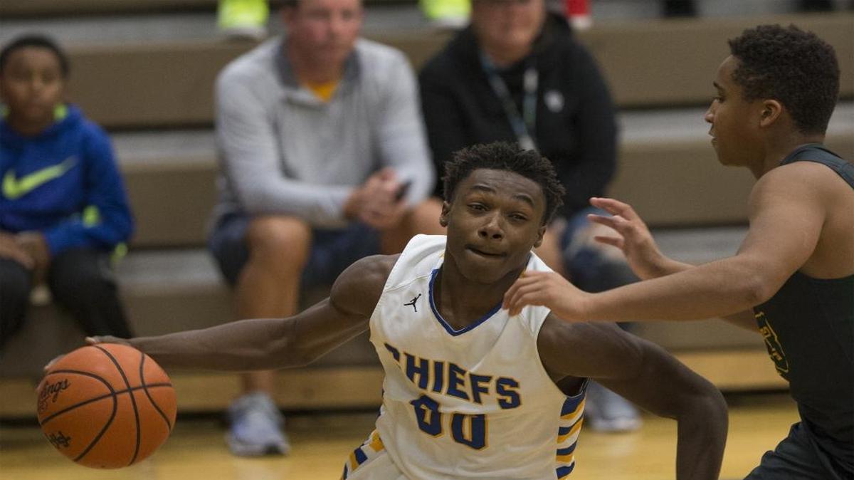 Chris Johnson (00) and the North Myrtle Beach boys basketball team play at Loris at 7:30 p.m. Tuesday night.