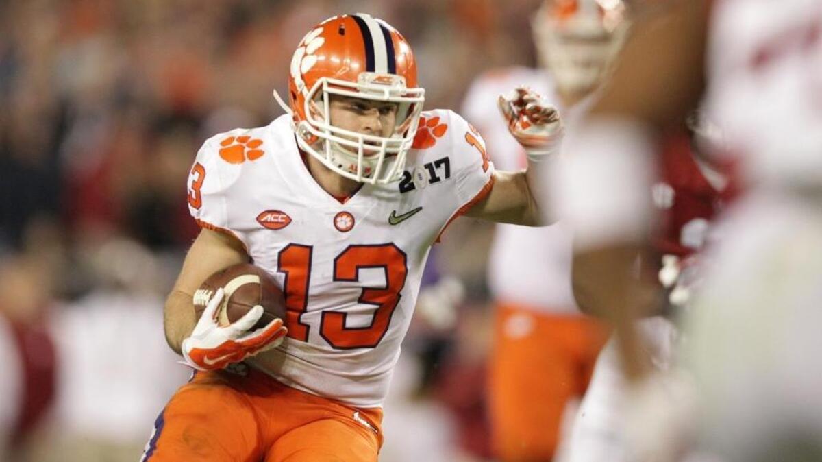 Socastee High product Hunter Renfrow has 46 receptions for 461 yards and a touchdown this season.