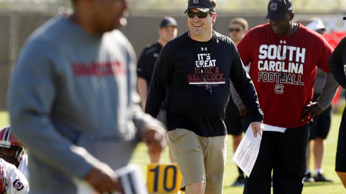 South Carolina head coach Will Muschamp