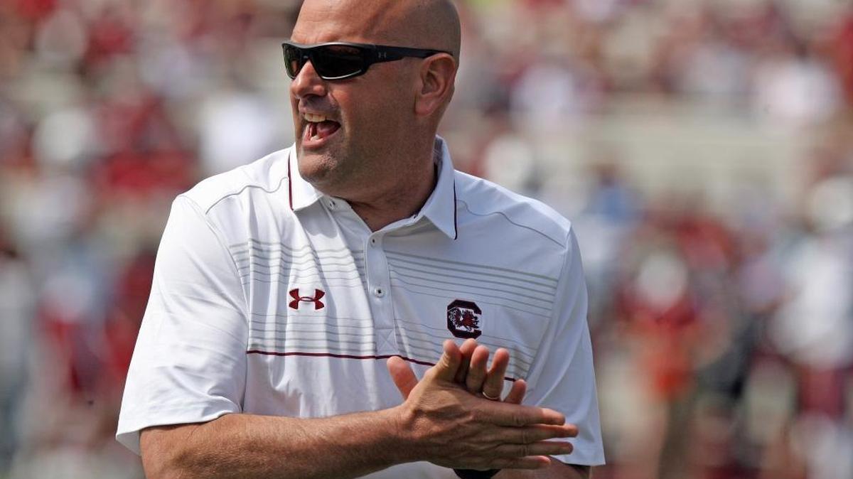 Jon Hoke during the Garnet and Black Spring Game at Williams-Brice Stadium. 4/11/15