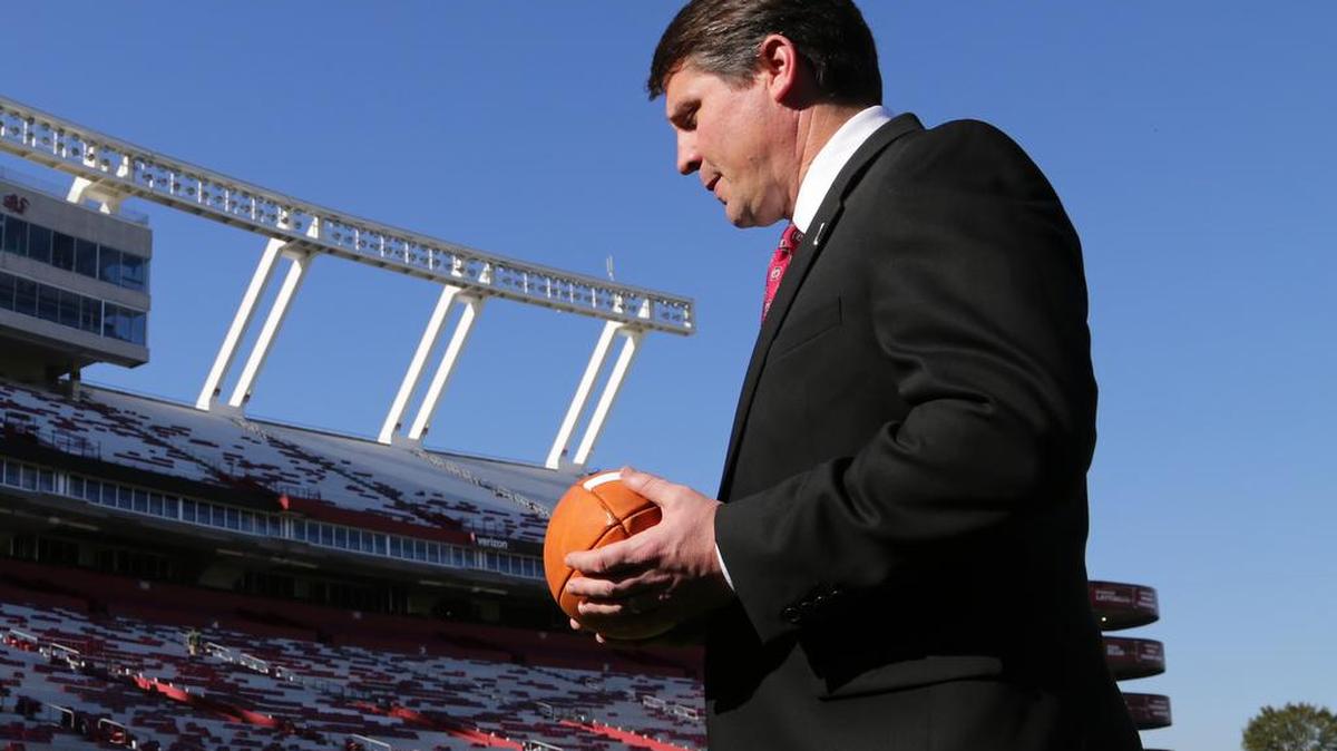 Will Muschamp was formally introduced as South Carolina's new head football coach inside Williams-Brice Stadium, Monday, December 7, 2015.