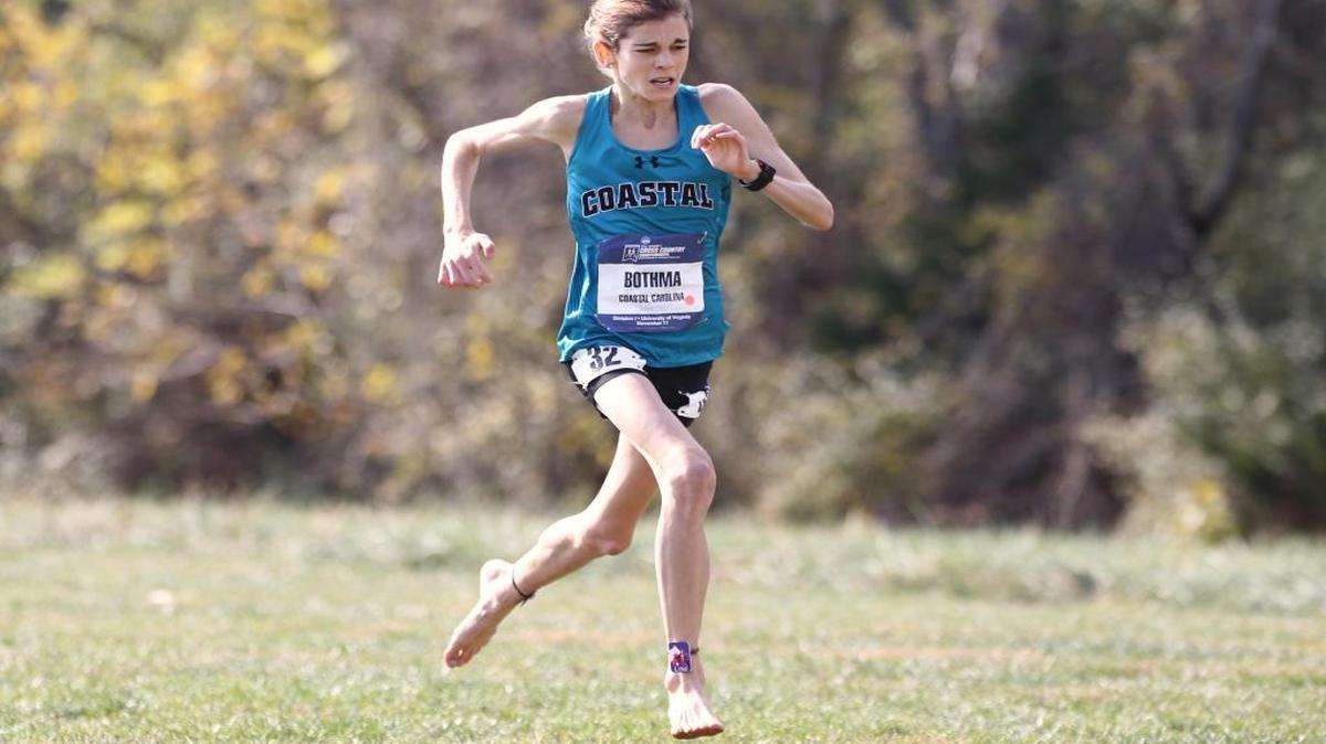 Coastal Carolina’s Annie Bothma competes in the NCAA Southeast Regional on Friday in Charlottesville, Va.
