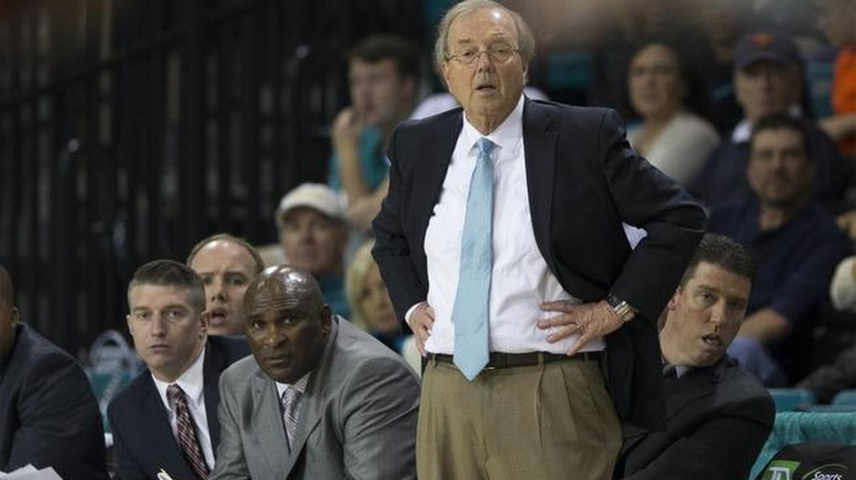 Coastal Carolina coach Cliff Ellis.