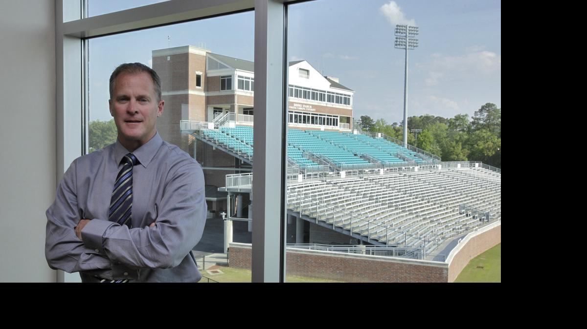 
While at Coastal Carolina, Hunter Yurachek did significant work to upgrade the school’s facilities. He was promoted to athletic director at the University of Houston on Monday.
