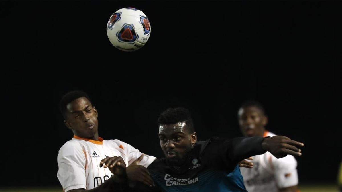 Following an award-winning career at Coastal Carolina, Frantzdy Pierrot was invited to the 2018 Major League Soccer Adidas Player Combine.