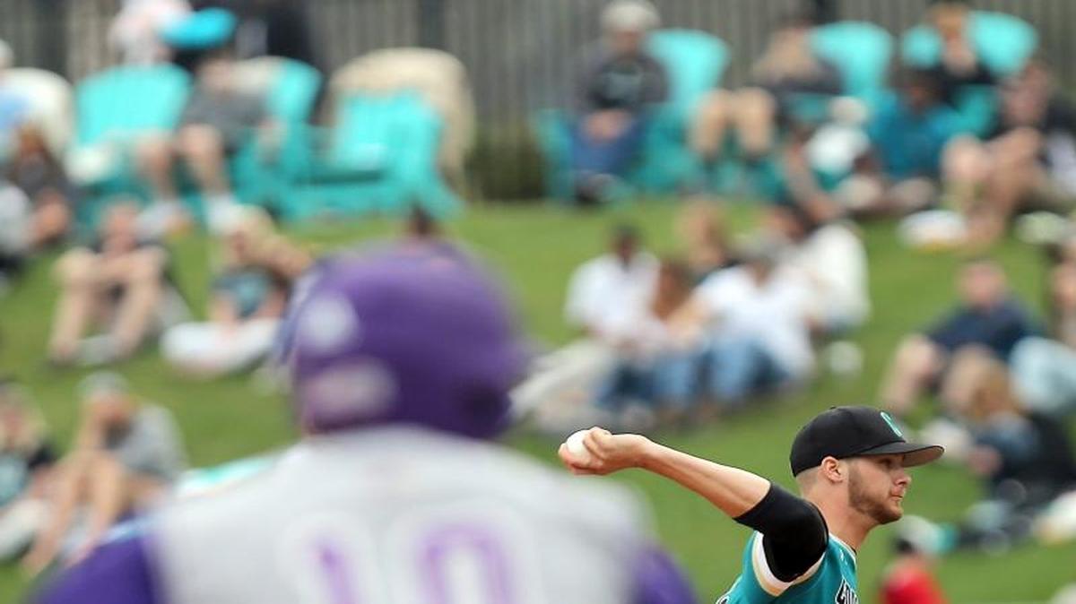 Coastal Carolina’s Jason Bilous tossed seven shutout innings Saturday.