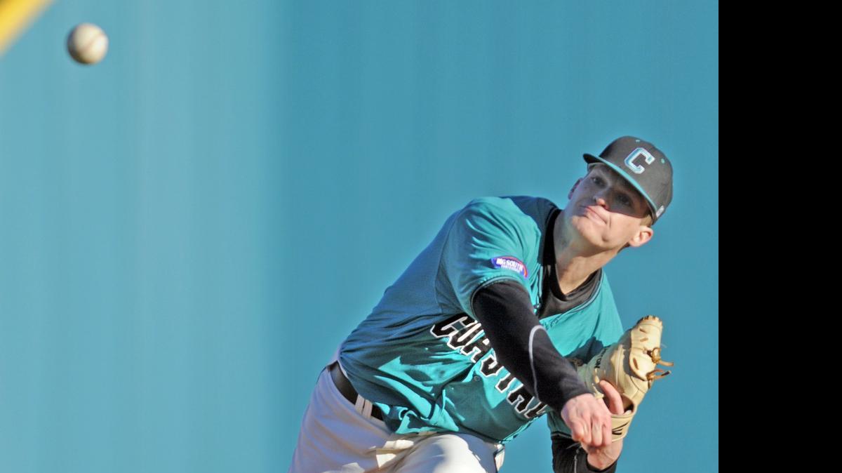 
Coastal Carolina pitcher Alex Cunningham’s status for the rest of the season is also up in the air due to aggravation in his forearm after making a brief return from the injury list last weekend.
