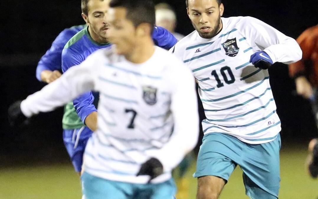 
Coastal Carolina’s Sergio Camargol (10) returns after scoring six goals a season ago.
