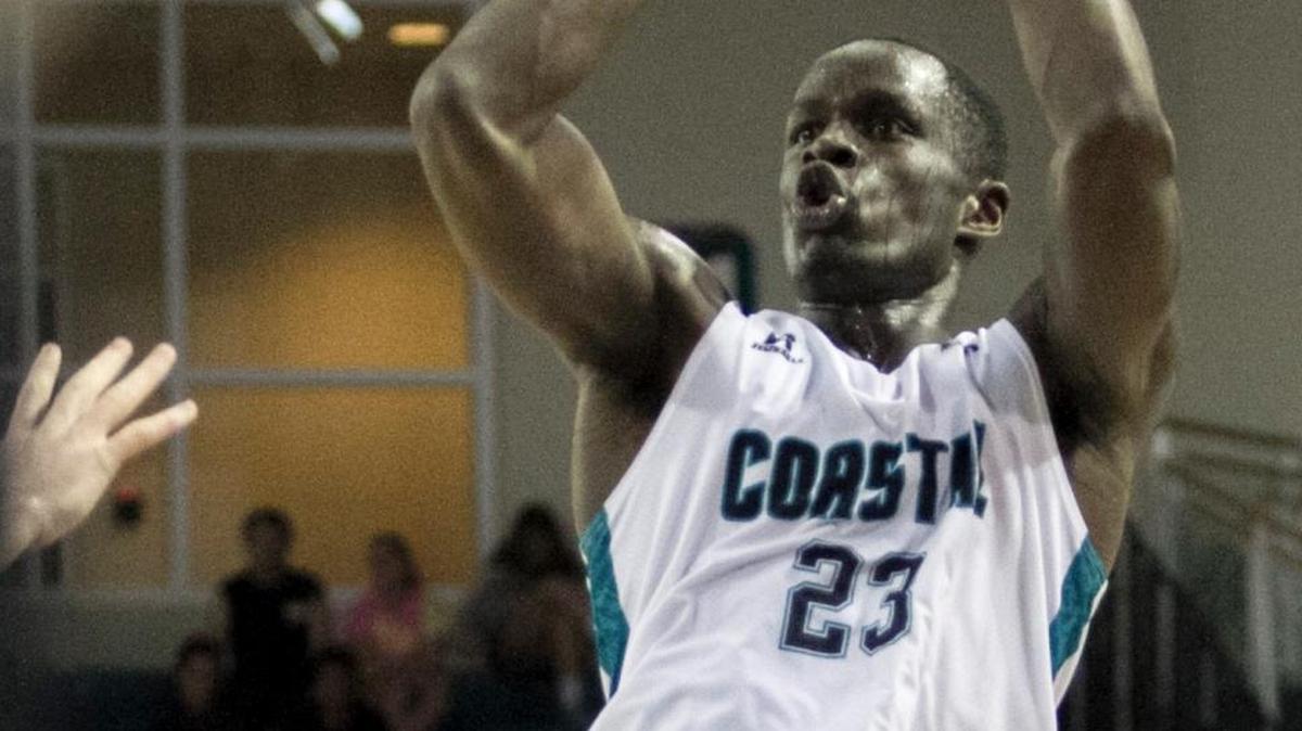 Coastal Carolina’s Badou Diagne had a season-high 24 points Friday.