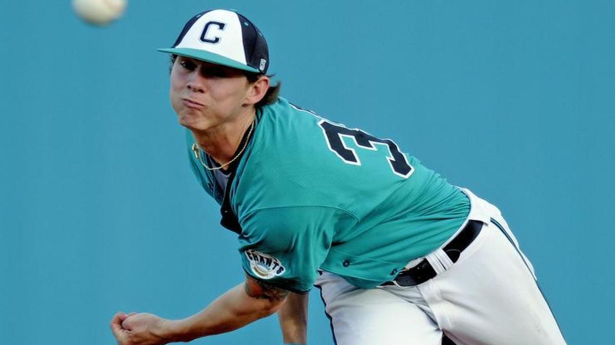 
Coastal Carolina starting pitcher Shane Sawczak is 2-3 with a 5.40 ERA this season.
