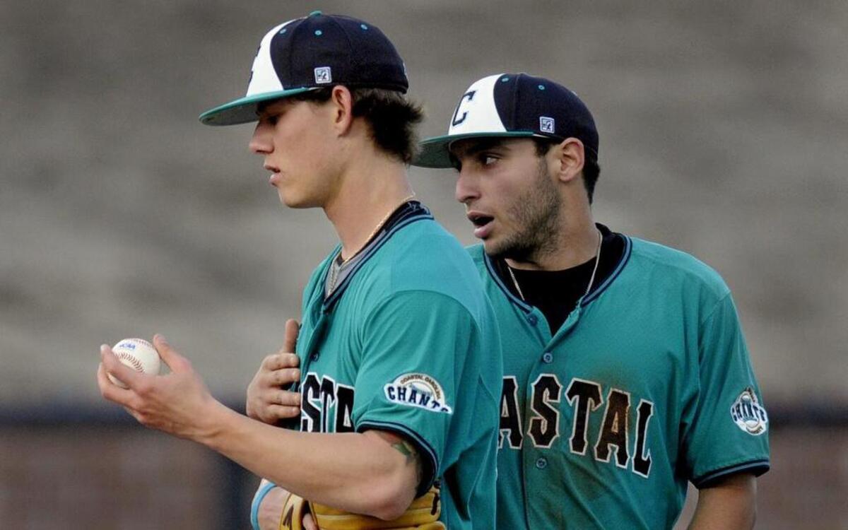
Coastal Carolina pitcher Shane Sawczak (left) will start the Chants’ Big South tournament opener Tuesday. Michael Paez (right) was one of three Coastal players named first-team all-conference selections Monday.
