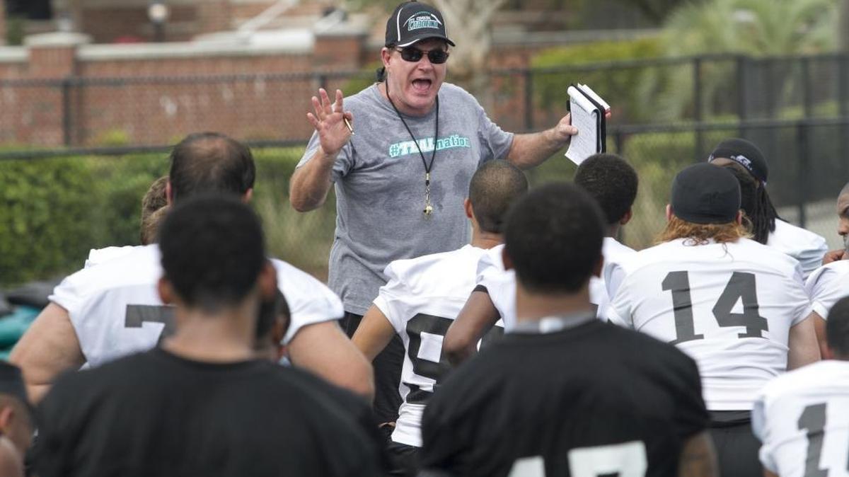 Coastal Carolina and football coach Joe Moglia are working on a three-year extension.