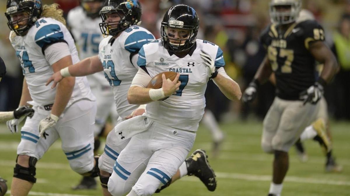 Coastal Carolina junior quarterback Kilton Anderson is expected to start his third game of the season when the Chanticleers host Georgia Southern at 1 p.m. Saturday at Brooks Stadium in the final game of the year.