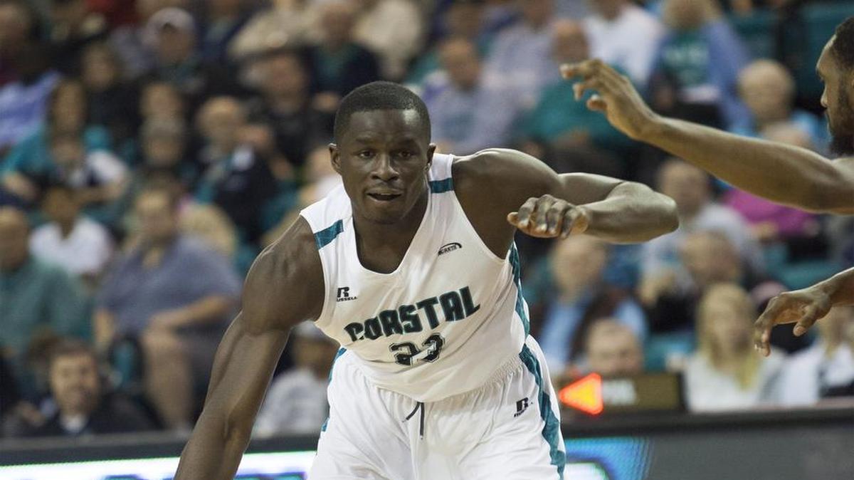 Coastal Carolina forward Badou Diagne (23) and the Coastal Carolina Chanticleers will have at least one more game this season.