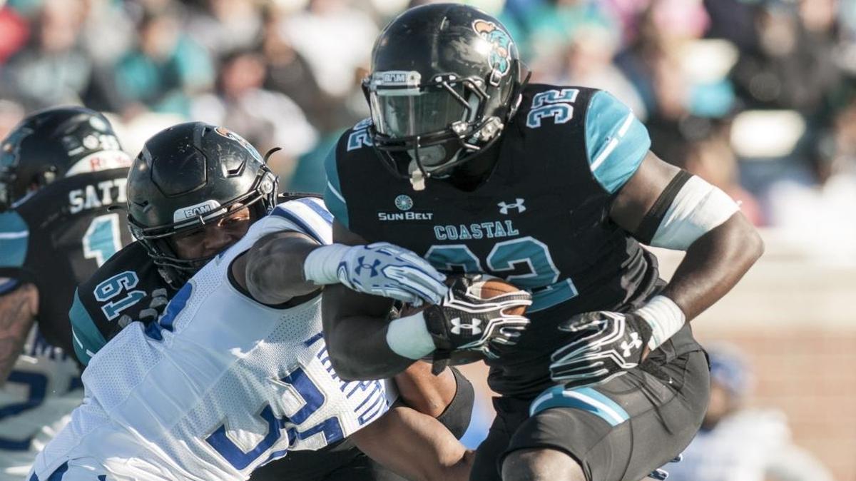 Coastal Carolina senior running back Osharmar Abercrombie and his teammates’ games this season will be broadcast on WRNN-FM 99.5.