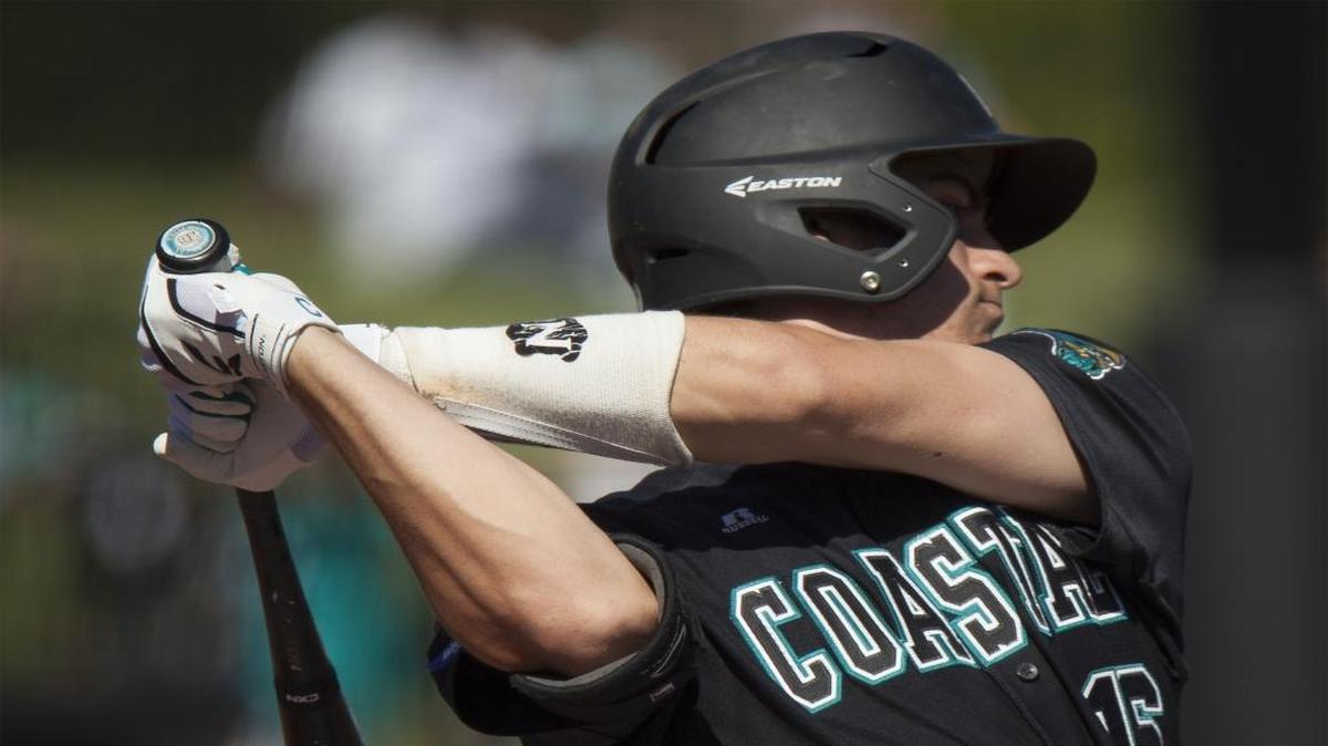 Coastal Carolina’s Matt Beaird drove in the game-winning run Sunday.