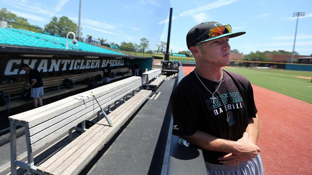 Coastal Carolina’s Seth Lancaster hit a solo home run against South Alabama on Saturday.