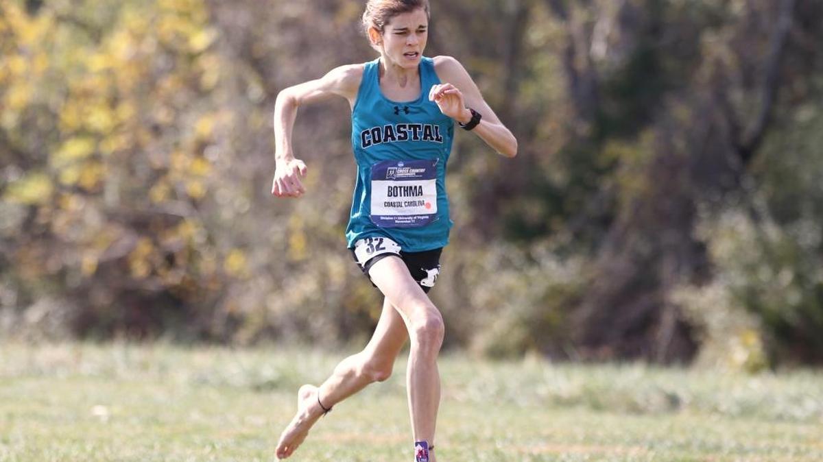 Coastal Carolina’s Annie Bothma competes in the NCAA Southeast Regional on Friday in Charlottesville, Va.