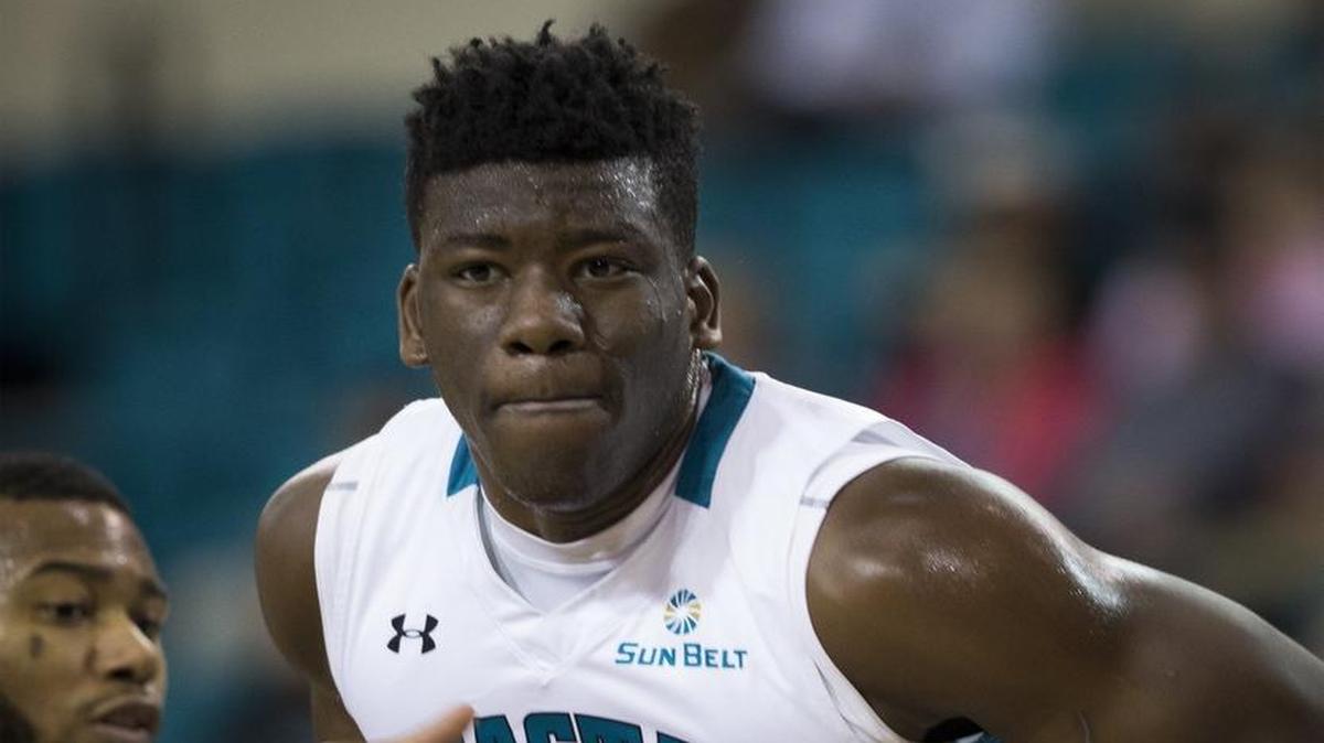 Amidou Bamba, pictured playing for Coastal Carolina as a freshman this past season, helped Canada win the FIBA U19 golf medal.
