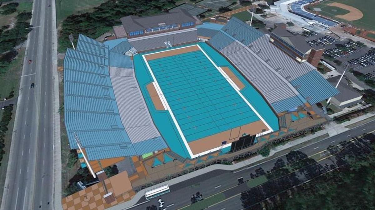 Coastal Carolina University made its latest attempt at securing phase two state approval for its football stadium expansion project Thursday, returning before the South Carolina Commission on Higher Education with a 21-percent reduction to its budget and a lesser request for bonding.