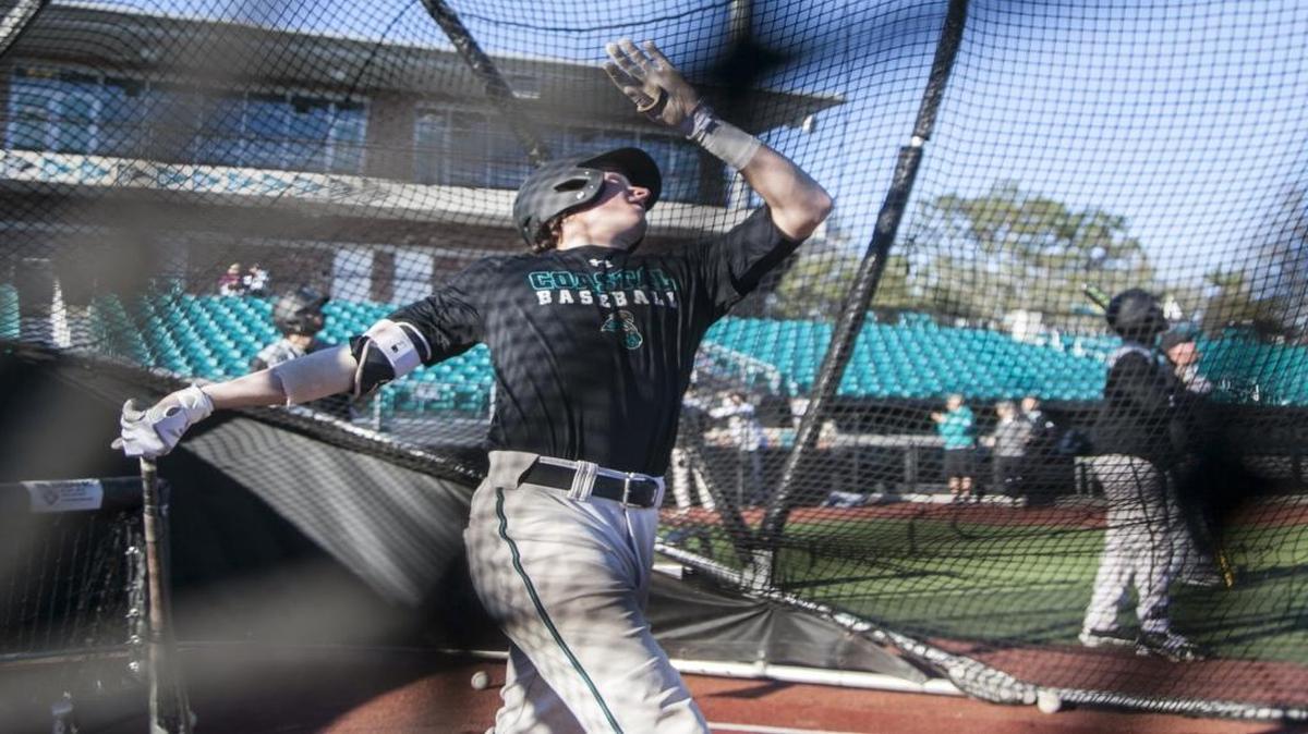 Coastal Carolina’s Jordan Gore was 3-for-5 and drove in a run Friday.