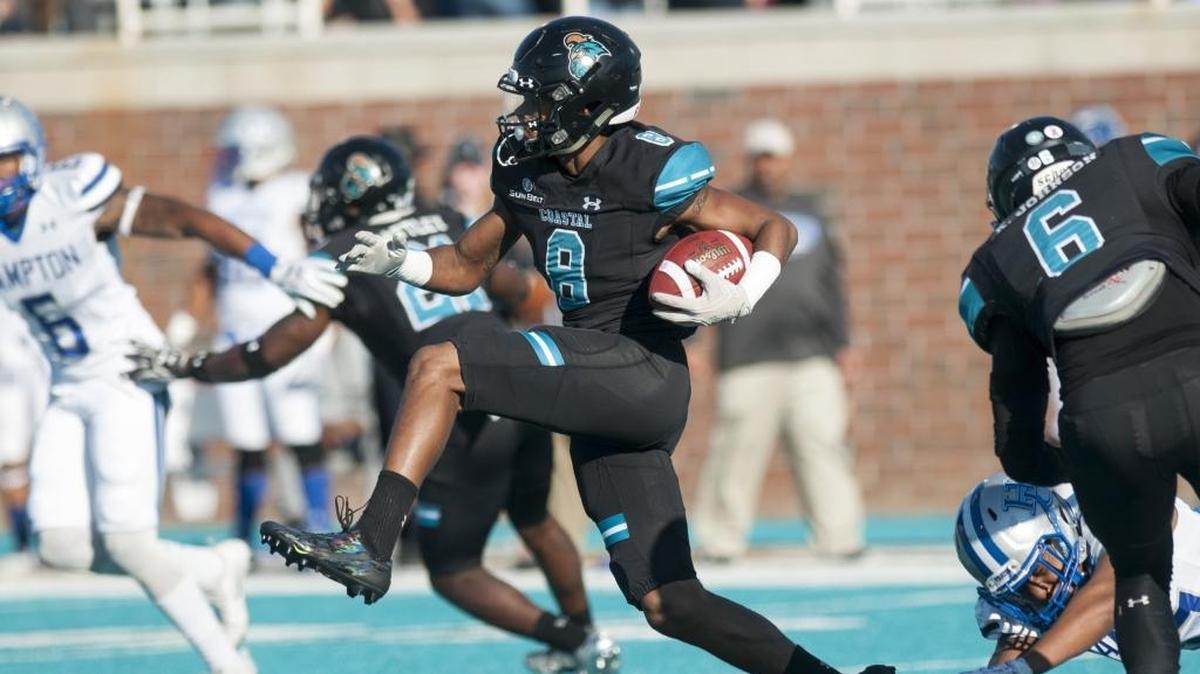 Coastal Carolina senior receiver and kick returner Chris Jones returned from injury last week and is expected to receive more playing time Saturday at Arkansas State.
