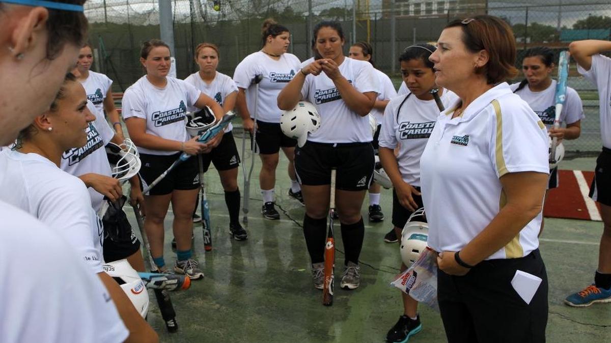 Kelley Green is ushering the Coastal Carolina softball team into its first season in the Sun Belt Conference.