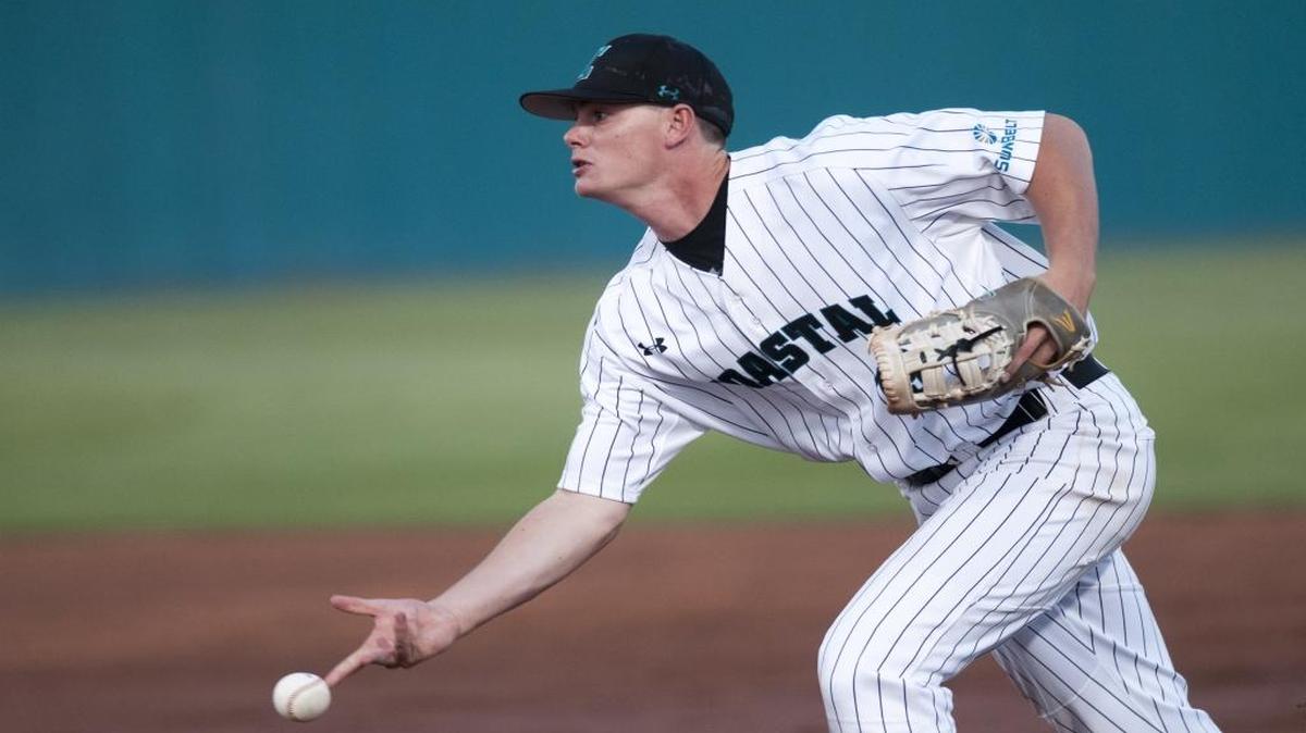 Kevin Woodall Jr. had Coastal Carolina’s lone RBI on Sunday.