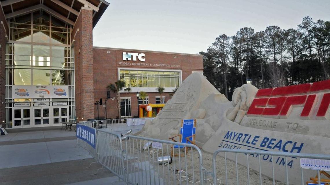 The HTC Center on the Coastal Carolina University campus will host the Puerto Rico Tip-Off in November.