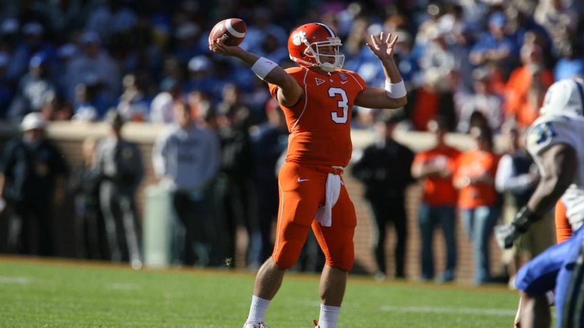 Willy Korn played quarterback for Clemson.
