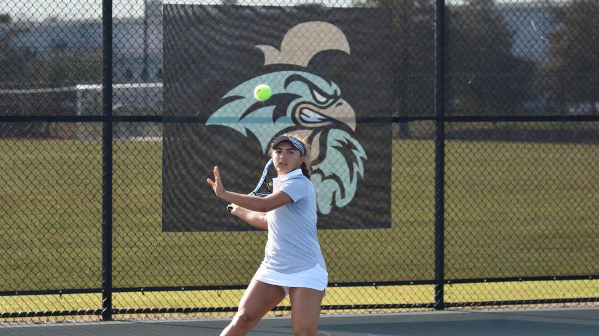 Rylie Cox is beginning the season at No. 1 in singles for Coastal Carolina.