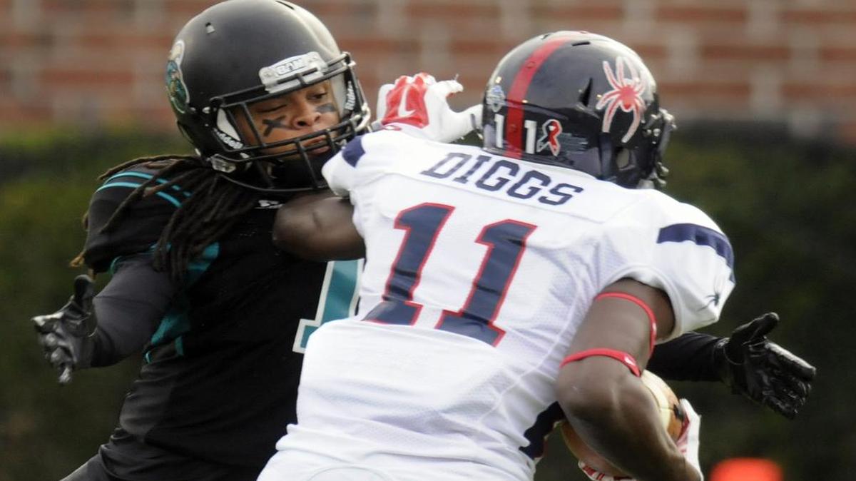 
Denzel Rice (left) with Coastal Carolina.
