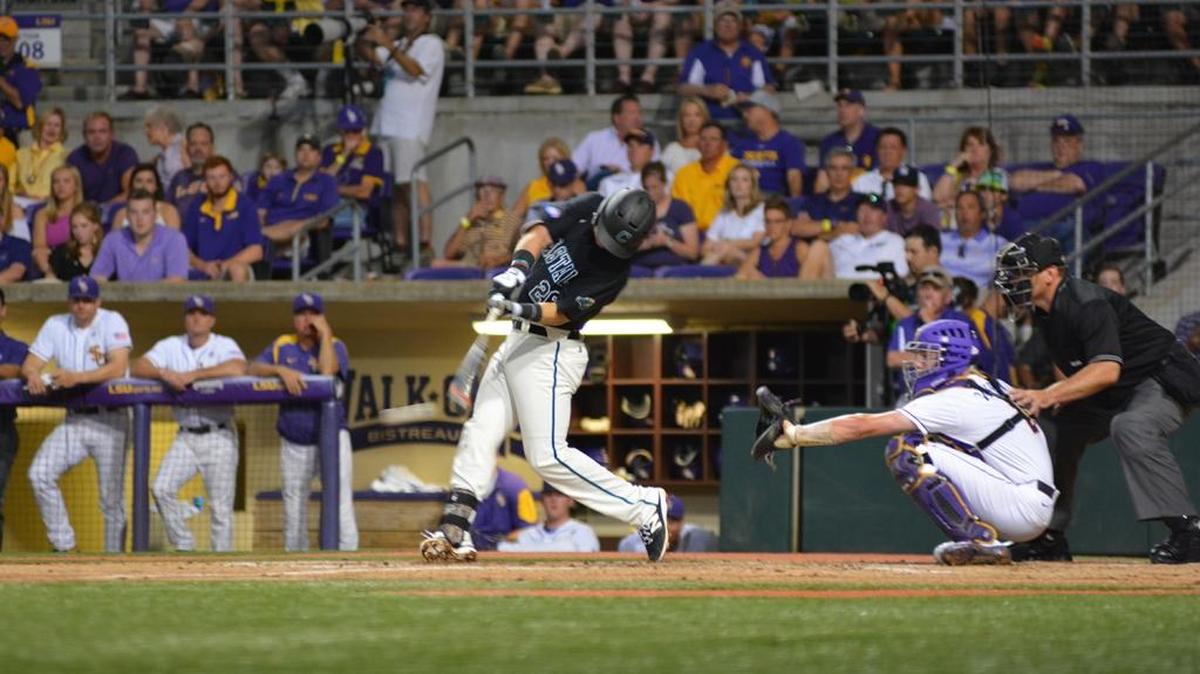Sophomore second baseman Seth Lancaster was 4-for-4 with two doubles, two runs and an RBI in the Chants' win over LSU on Saturday in the opener of the NCAA super regionals.