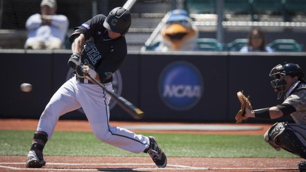 Coastal Carolina DH G.K. Young was selected in the MLB Draft on Saturday by the San Diego Padres.
