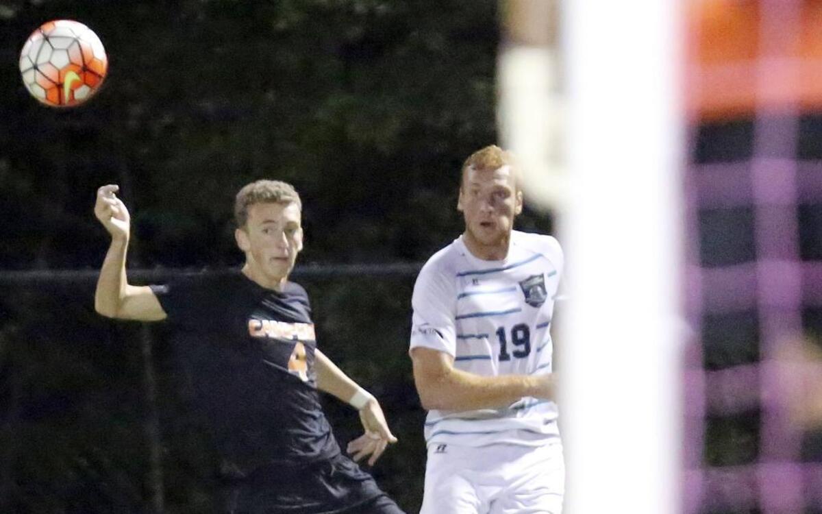The Coastal Carolina men’s soccer team recently lost Louis Dargent (19) for the season due to an ankle injury.