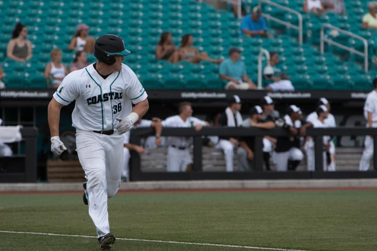 CCU’s Kyle Skeels homered in the fourth inning Friday.