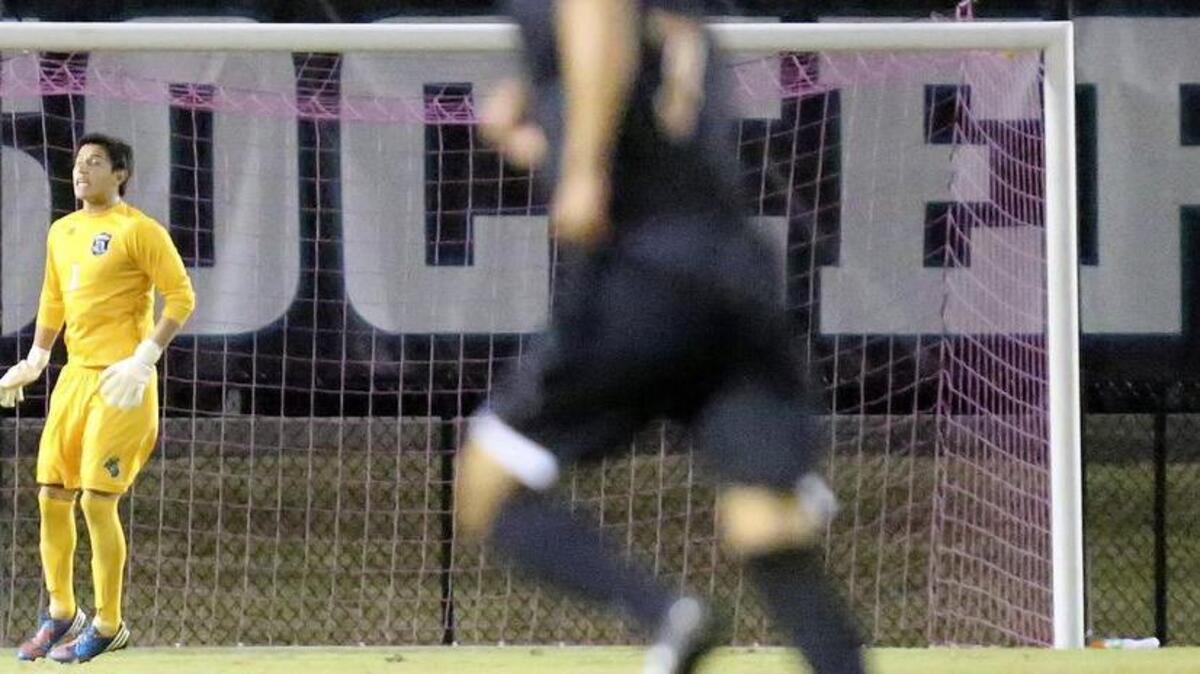 On a team riddled with injuries, Coastal Carolina goalkeeper Fernando Pina has proven dependable for the Chants.