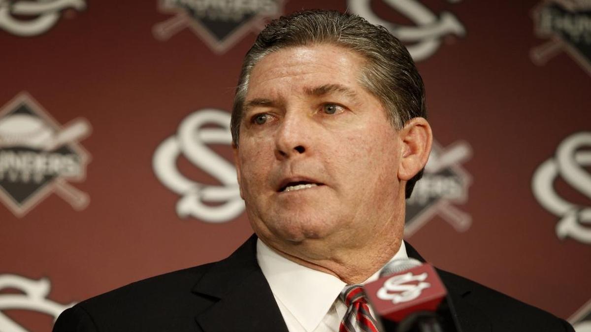 South Carolina athletic director Ray Tanner (pictured) has hired South Florida’s Mark Kingston as the Gamecocks’ new baseball coach.