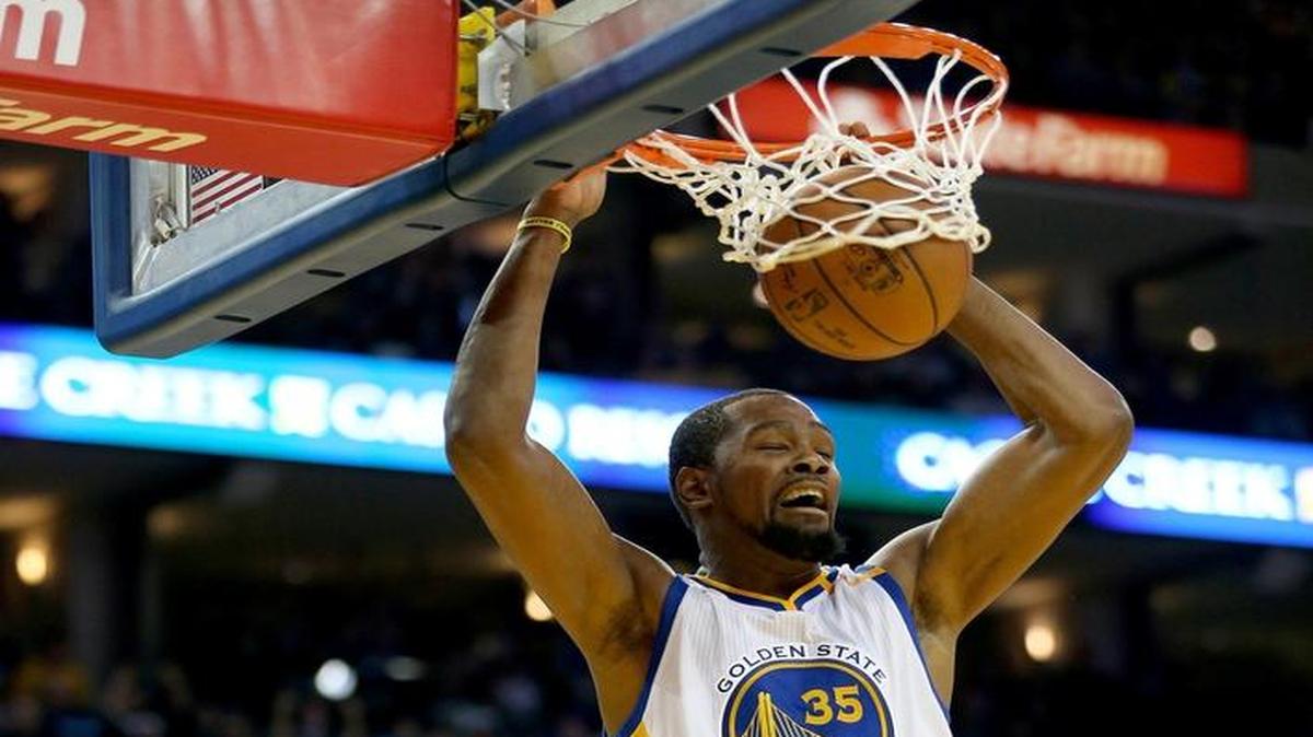 Kevin Durant and the Golden State Warriors host his former team, the Oklahoma City Thunder, at 10:30 p.m. Wednesday (ESPN).