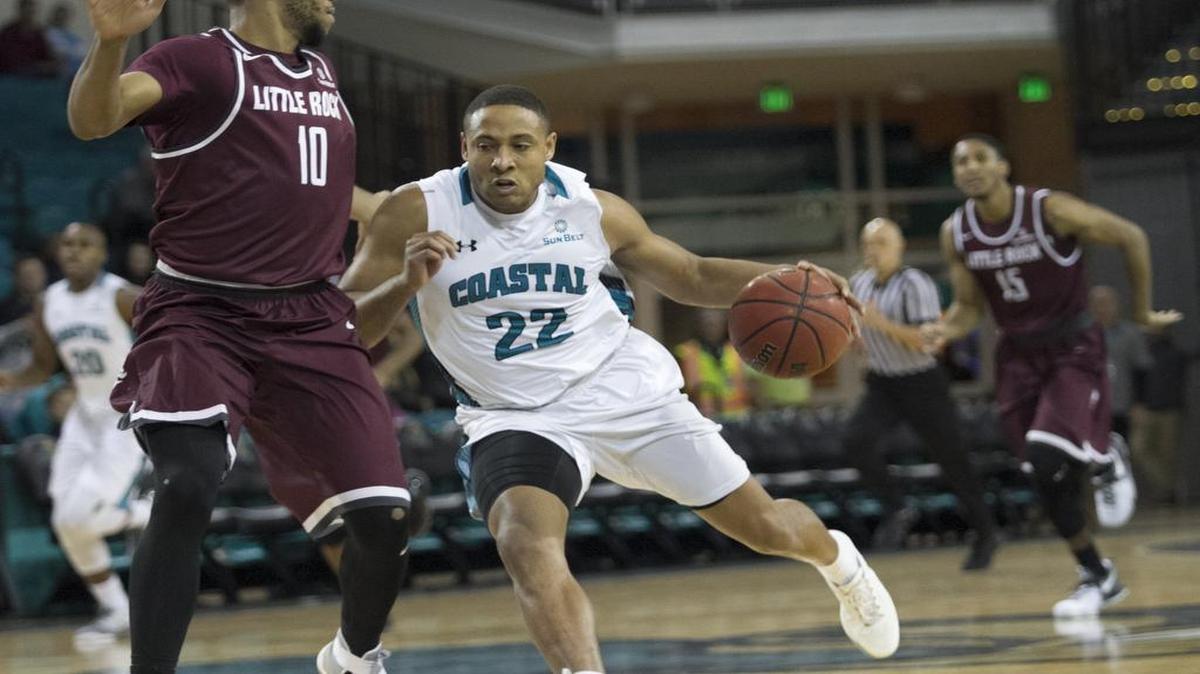 Elijah Wilson and the Coastal Carolina men’s basketball team play at Georgia State at 2:15 p.m. Saturday.